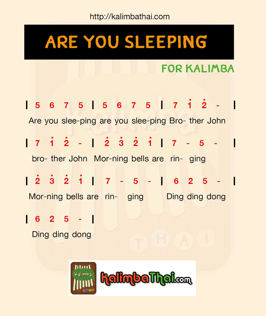 Are you sleeping Kalimba