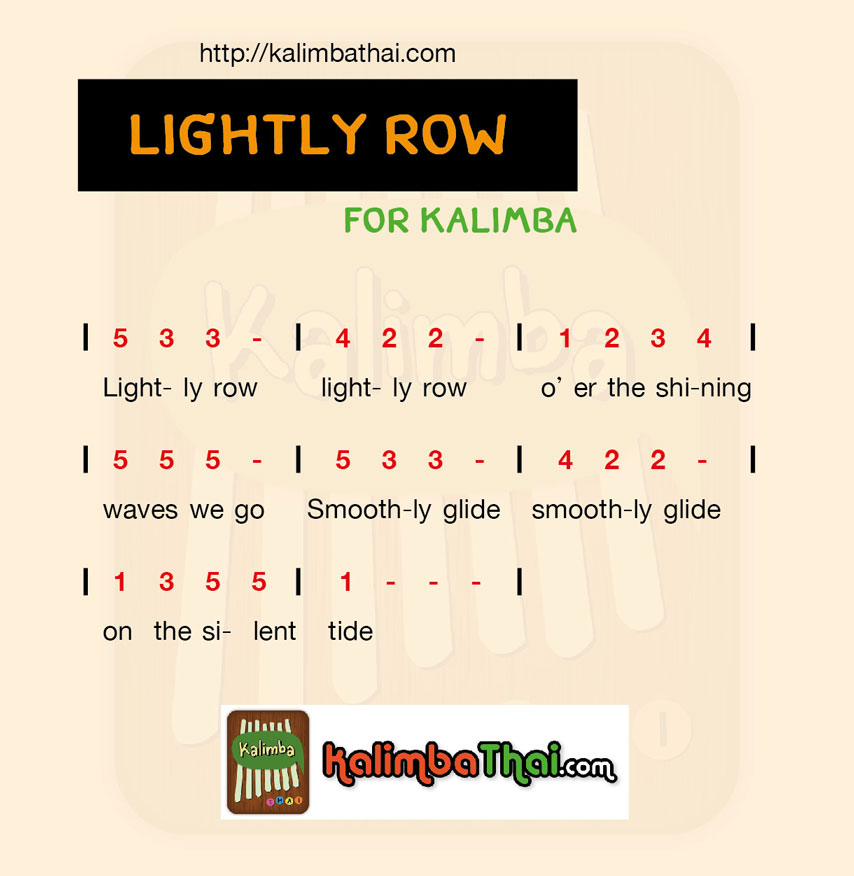 Lightly row Kalimba